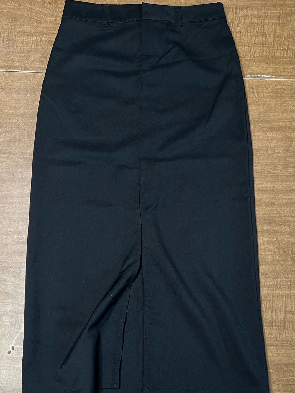 H&M Black Pencil Skirt with Back Slit